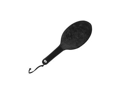 Strict Leather Rundes Paddle mit Pelzbesatz