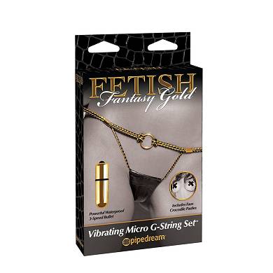 Fetish Fantasy Gold Vibrierender Micro G-String