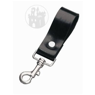 Latex Grtelschlaufe m. Karabiner
