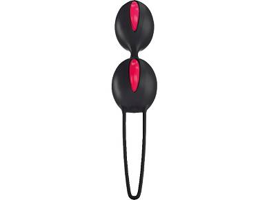 FUNFACTORY Smartballs Duo Rasberry Black Liebeskugeln