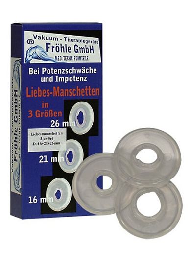 Fröhle: 3er Set Liebesmanschetten