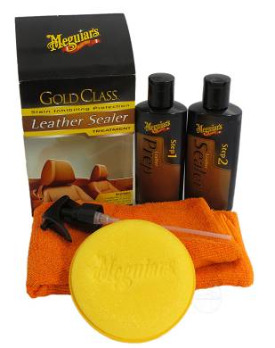 Meguiar`s Leather Guard Sealer System Lederreiniger LederPflege Set