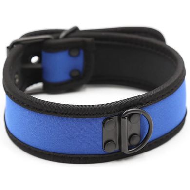 RudeRider Neoprene Puppy Collar blue