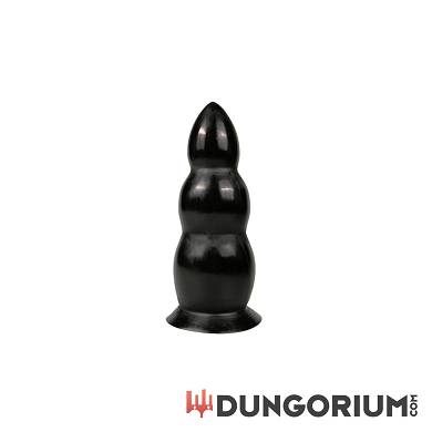 All Black Dildo 23 cm in Schwarz