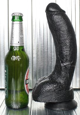 27 x 5,5 cm Dildo Isaac black