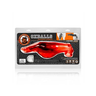 Hand Job Cock Sheath Red By Oxballs