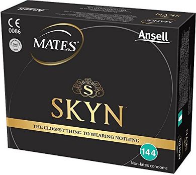 Mates - 144 x Skyn Non Latex Kondome - latexfreie Kondome - Erotik