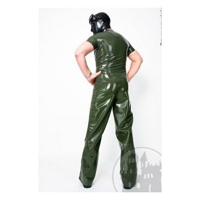Latex Herrenmaske anatomisch - mit RV