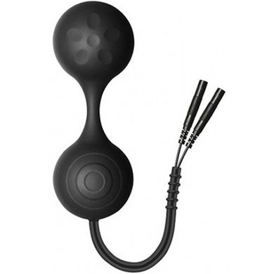 9,5 x 3,5 cm ELECTRASTIM - Lula Silicone Noir Kegel Balls black