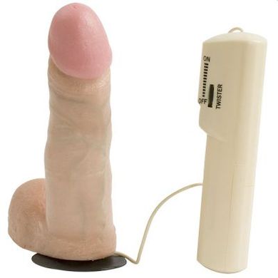 Rotierender Dildo mit Vibration Gre 17 x 5 cm