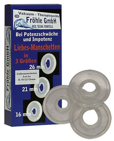 3er Set Liebesmanschetten