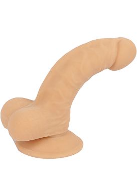 20 x 3,8 cm Daniko Dildo mit Hoden flesh