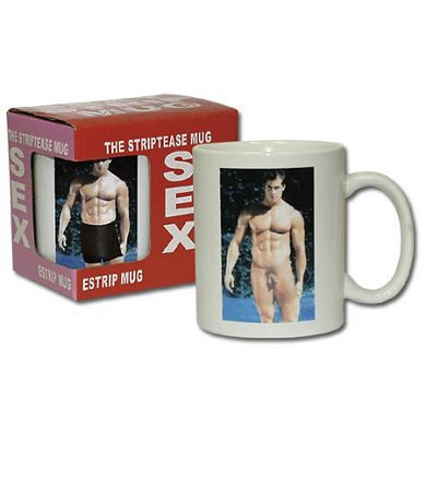 Strip-Tasse Mann
