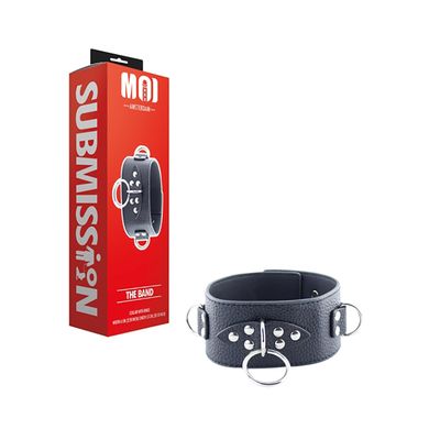 Masters Of Instruments - Halsfessel - Collar with Rings black