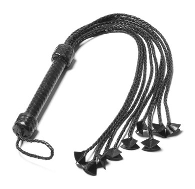 Leder-Striemen-Peitsche BLTEN schwarz