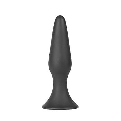 Silky Buttplug Medium in Schwarz