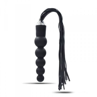 19 x 2,4 - 3,5 cm Anal Dildo Globe Anal Whip black - Toyz4Lovers Dildo Whip