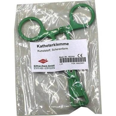 KATHETERKLEMME scherenform Kunststoff 1 St PZN 25891