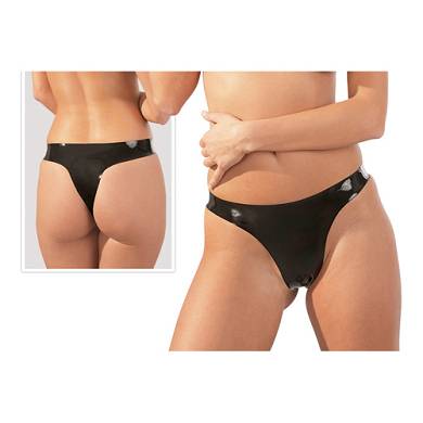 Latex Rio schwarz S-L