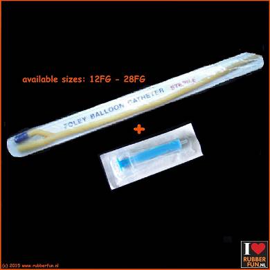 Ballonkatheter mit Spritze ? Foley balloon urinary catheter plus syringe ? 14FG