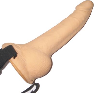 Vibrierender Latex Strap-On mit Hoden Atelier Wilhelm