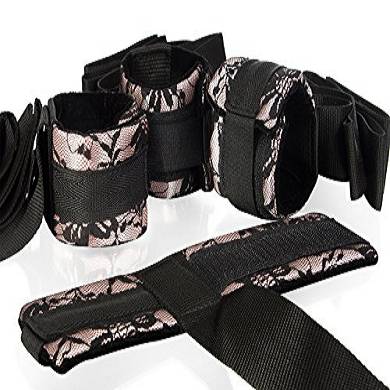 Deluxe Bett Fesselset Liebesschnüre für Bondage Liebhaber, Bettfesseln individue
