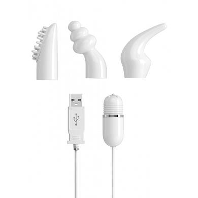 Isex Massage Set - 2,5 x 2 cm - in Weiß
