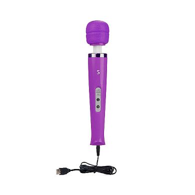 Aufladbarer Massagestab Speedy lila, 39 cm