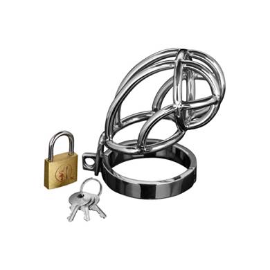 Produkt: Captus Stainless Steel Locking Chastity Cage