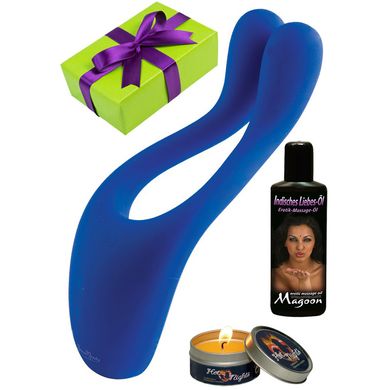 Beauments Doppio blau Vibrator - Geschenkpaket