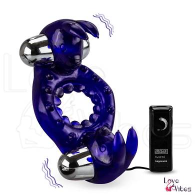 Doppelter Rabbit-Penisring mit Vibration