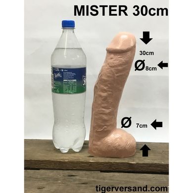 Mister Jeffrey30 x  7-8 cm Dildo flesh