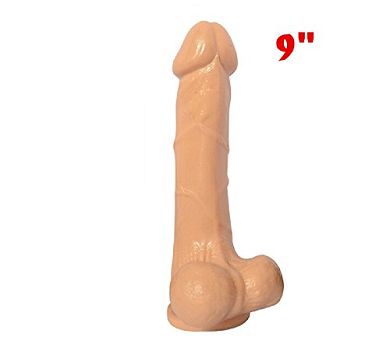 Hohe Qualität 9-Zoll-wasserdichte Medical Grade Huge Big Thick-weiche Silikon-Dildo -