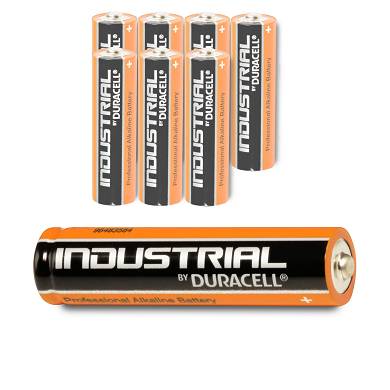 8 x DURACELL AAA Micro Alkaline LR03 Batterie MN2400 1,5V Industrial 8 Stck