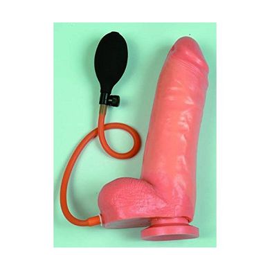 RÉEL Dildo mit Hoden und Pumpe 22 cm