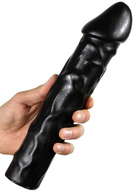 28 x 5,5 cm ANALE GRANDE Dildo LONG DONG black