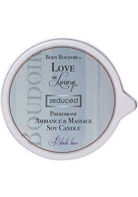 Love in Luxury - Soy Massage Candle - Black Lace - 170ml