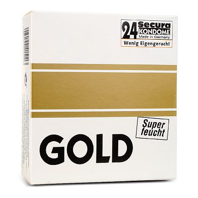 Secura Gold "Superfeucht" Kondome 24er