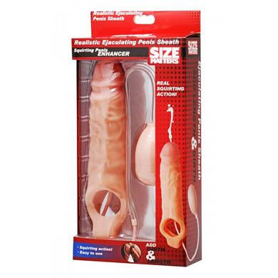 Realistische Ejakulierende Penisvergrößerungshülle - Verpackt