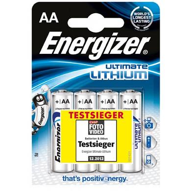 20x LR6 Mignon AA MN1500 Energizer Ultimate Lithium im 4er-Blister