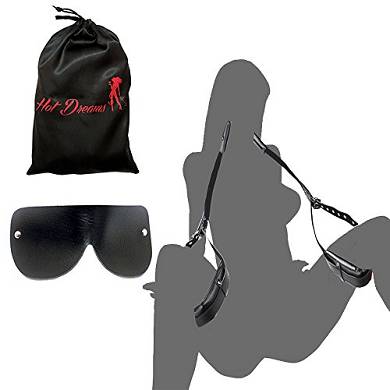 Bondageset Beinspreizer Sexspielzeug inklusive Augenbinde Hot Dreams