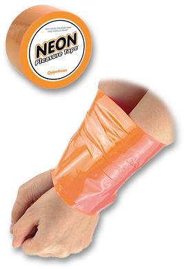 Neon Pleasure Bondage Tape 10 m orange