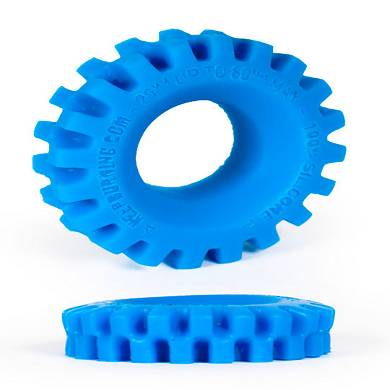 Burning Wheels 100% Silikon Cockring CK05 Blau