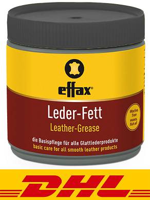 Effax Leder-Fett Lederpflege Lederfett schwarz 500 ml 