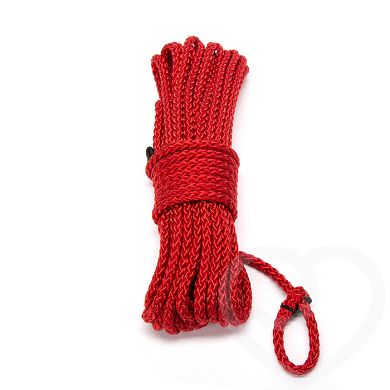 DOMINIX Deluxe seidiges rotes Bondage-Seil 10 m