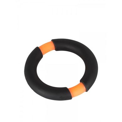 Rock all Night: Penisring, schwarz/orange