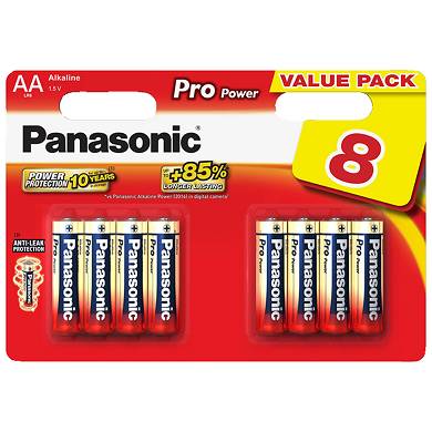 PANASONIC 00235949 LR6PPG/8BW Batterie AA