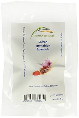 Aroma natural Safran spanisch gemahlen 1 g. 1er Pack (1 x 1 g)