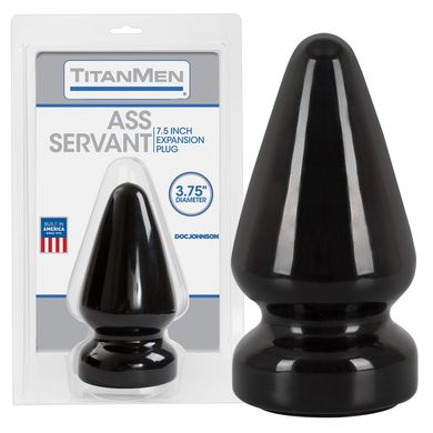 Ass Servant Anal Plug, 19,5 x 10 cm