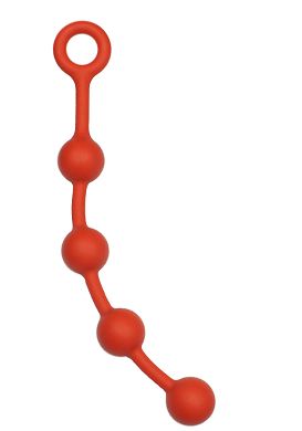 33 x 4 cm Analkugeln Big Balls rot